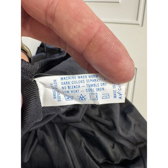 Vintage Vanity Fair Slip Skirt Womens Black Lace Detail Satin Size Medium - Picture 3 of 6